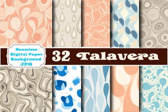 Download Talavera Digital Seamless Patterns - Premium Resources
